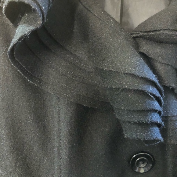 Candies ruffle collared coat Medium - Picture 3 of 13